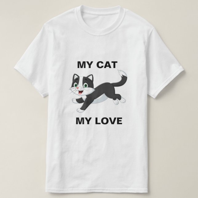 MEINE LIEBE CAT T-Shirt (Design vorne)
