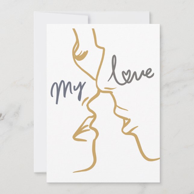 meine Liebe Feiertagskarte (Vorderseite)