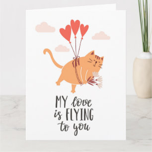 Meine Liebe fliegt zu dir Karte