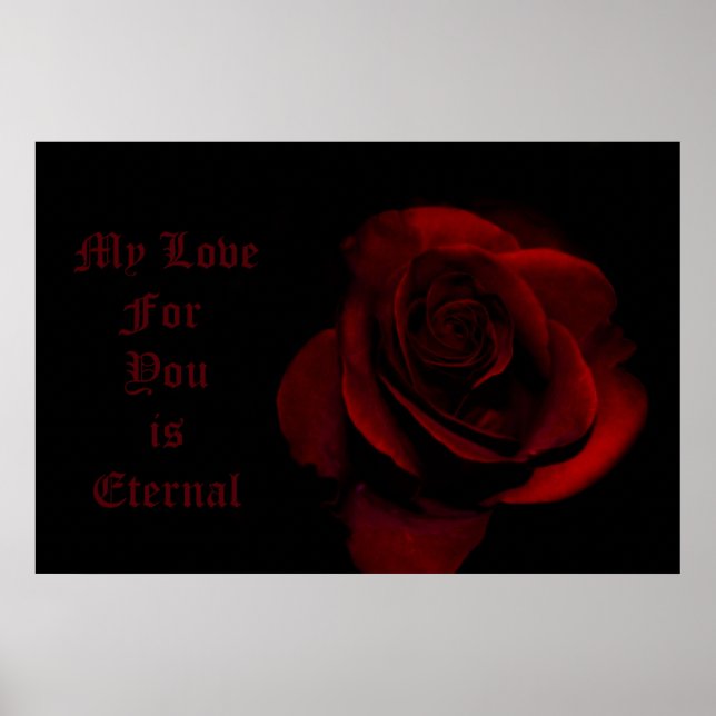 Meine Liebe für dich ist ewig Poster (Vorne)
