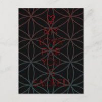 Meine Liebe für dich ist heilige Geometrie