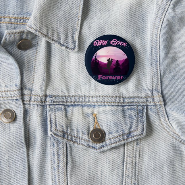 meine Liebe für immer Button (Beispiel)