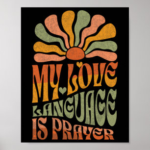 Meine Liebe ist das Gebet Christus Jesus Lover W Poster