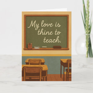 Meine Liebe ist dein zu lehren Karte