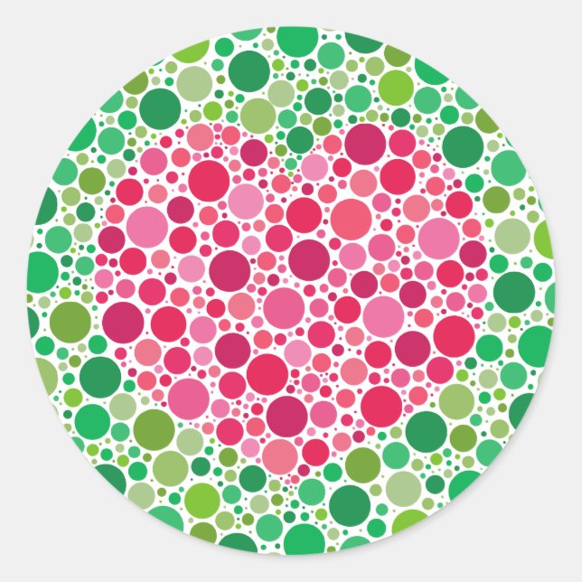 Meine Liebe ist der Aufkleber Farbe Blind grenzenl (Vorderseite)
