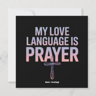 Meine Liebe ist Gebetssprache Jesus Christliches D Einladung