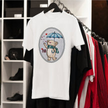 Meine Liebe ist wahr, Winterbär mit Schirm