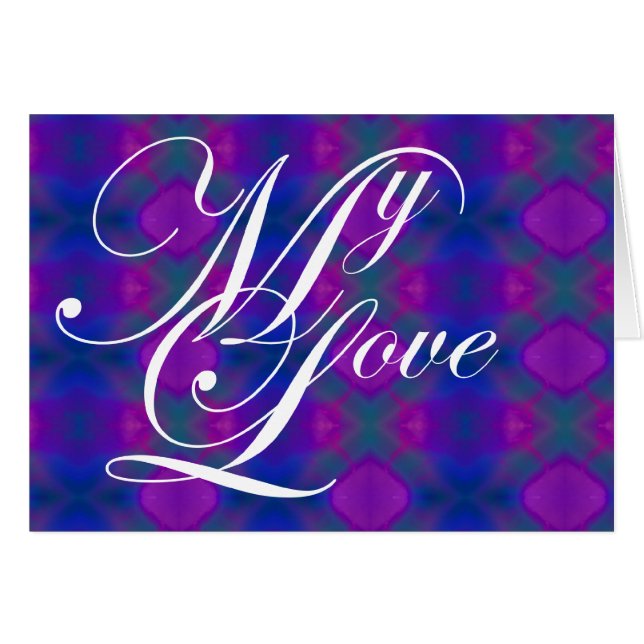 Meine Liebe-Karte (Vorderseite (Horizontal))