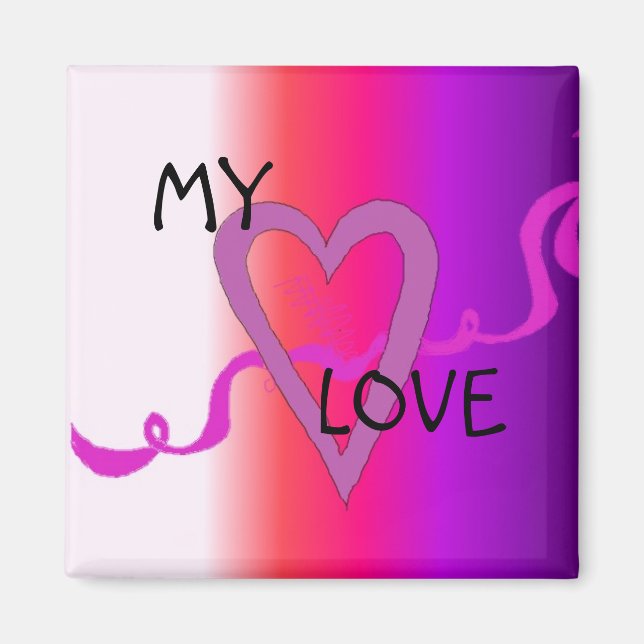 Meine Liebe Magnet (Vorne)