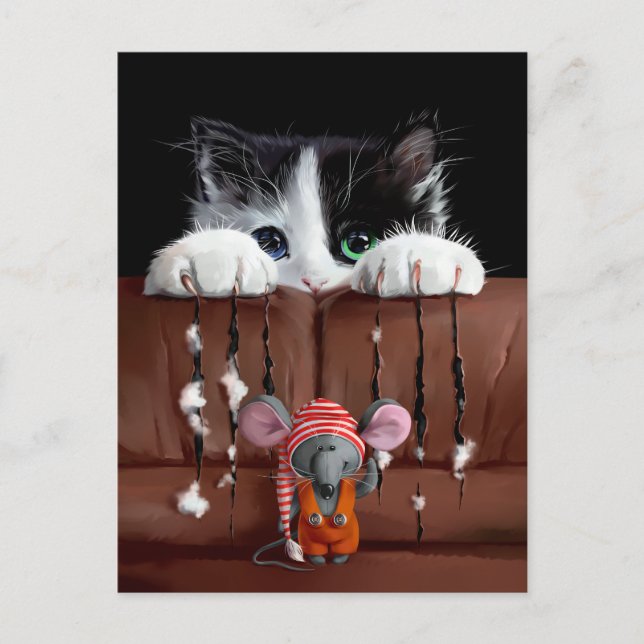 Meine liebe Maus Postkarte (Vorderseite)