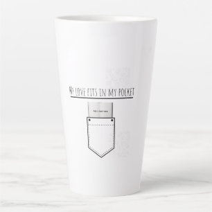 Meine Liebe passt in meine Tasche  Milchtasse