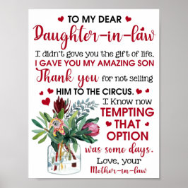 Meine liebe Tochter im Jura Poster