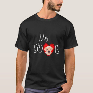 Meine Liebe Yellow Labrador T-Shirt