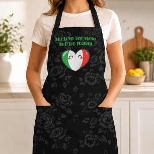 Meine Liebe zu ihnen ist reine italienische Zuneig Schürze