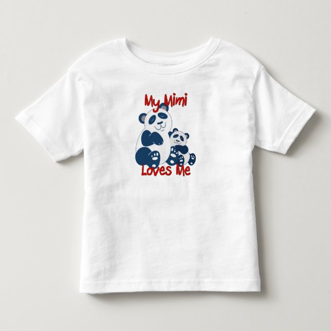 Meine Lieben Mimi ich Panda Kleinkind T-shirt (Vorderseite)