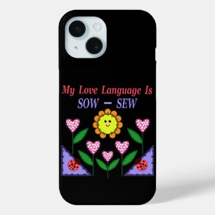 Meine Liebessprache ist Säen - Nähen Case-Mate iPhone Hülle