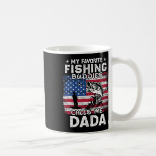 Meine Lieblings-Angelbuddies nennen mich Dada Fisc Kaffeetasse