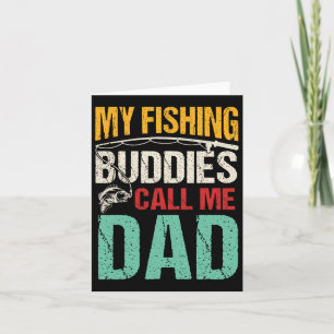 Meine Lieblings-Angelbuddies nennen mich Vater Fis Karte