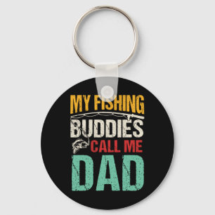 Meine Lieblings-Angelbuddies nennen mich Vater Fis Schlüsselanhänger