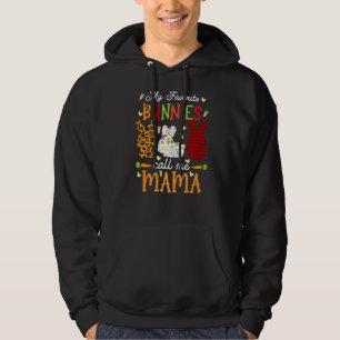 Meine Lieblings-Bunnies nennen mich Mama Bunny Ear Hoodie