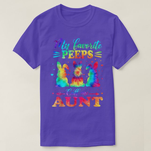 Meine Lieblings-Bunnies nennen mich Ostertante-Gef T-Shirt (Design vorne)