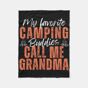 Meine Lieblings-Camping-Buddies nennen mich Großva Fleecedecke
