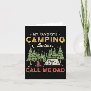 Meine Lieblings-Camping-Buddies nennen mich Vater Karte
