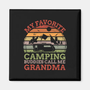 Meine Lieblings-Camping-Kumpels nennen mich Oma-Va Magnet
