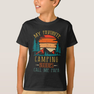 Meine Lieblings-Camping-Kumpels nennen mich Papa L T-Shirt