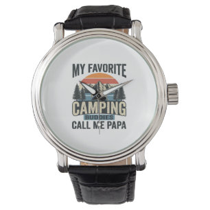 Meine Lieblings-Camping-Kumpels nennen mich Papa-S Armbanduhr