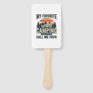 Meine Lieblings-Camping-Kumpels nennen mich Papa-S Fächer
