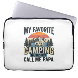 Meine Lieblings-Camping-Kumpels nennen mich Papa-S Laptopschutzhülle