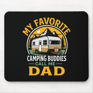 Meine Lieblings-Camping-Kumpels nennen mich Papa V Mousepad