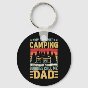 Meine Lieblings-Camping-Kumpels nennen mich Papa V Schlüsselanhänger