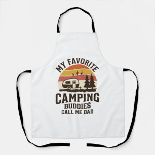 Meine Lieblings-Camping-Kumpels nennen mich Papa V Schürze
