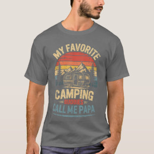 Meine Lieblings-Camping-Kumpels nennen mich Papa V T-Shirt