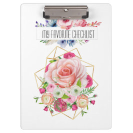 Meine Lieblings-Checkliste Klemmbrett