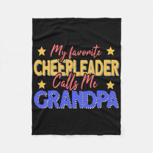Meine Lieblings-Cheerleaderin nennt mich Grandpa C Fleecedecke