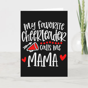 Meine Lieblings-Cheerleaderin nennt mich Mama Lust Karte