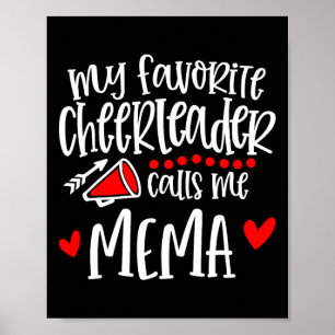 Meine Lieblings-Cheerleaderin nennt mich Mema Lust Poster