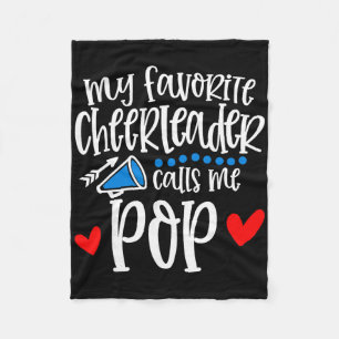 Meine Lieblings-Cheerleaderin nennt mich Pop Funny Fleecedecke