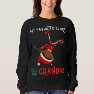 Meine Lieblings-Elfen nennen mich Oma Nana Mimi Xm Sweatshirt