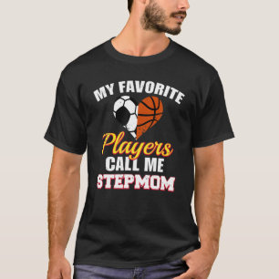 Meine Lieblings-Fußball-Basketballspieler nennen m T-Shirt