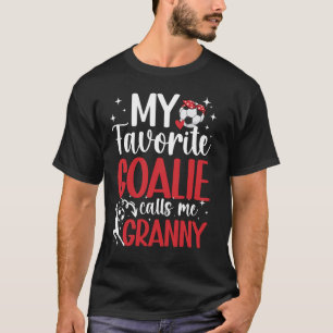 Meine Lieblings-Fußball-Goalie Granny Fußball-Torw T-Shirt