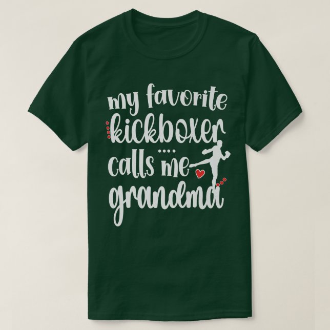 Meine Lieblings-Kickboer nennt mich Kickboma  T-Shirt (Design vorne)