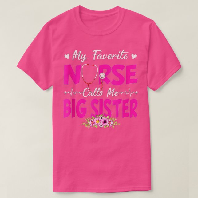 Meine Lieblings-Krankenschwester nennt mich Big Si T-Shirt (Design vorne)