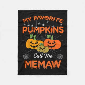Meine Lieblings-Kürbis nennen mich Halloween-Fraue Fleecedecke
