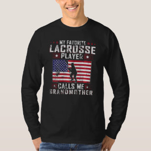 Meine Lieblings-Lacrosse-Spieler nennen mich Großm T-Shirt