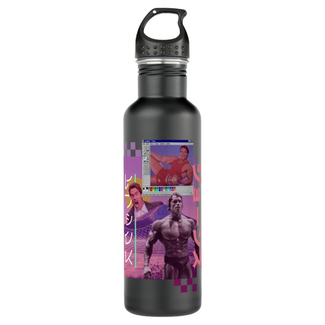 Meine Lieblings-Leute Arnold Schwarzenegger Meme T Edelstahlflasche (Vorderseite)