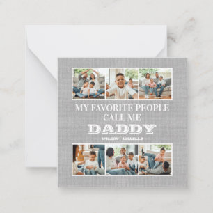 Meine Lieblings-Leute nennen mich Daddy Vatertag Mitteilungskarte